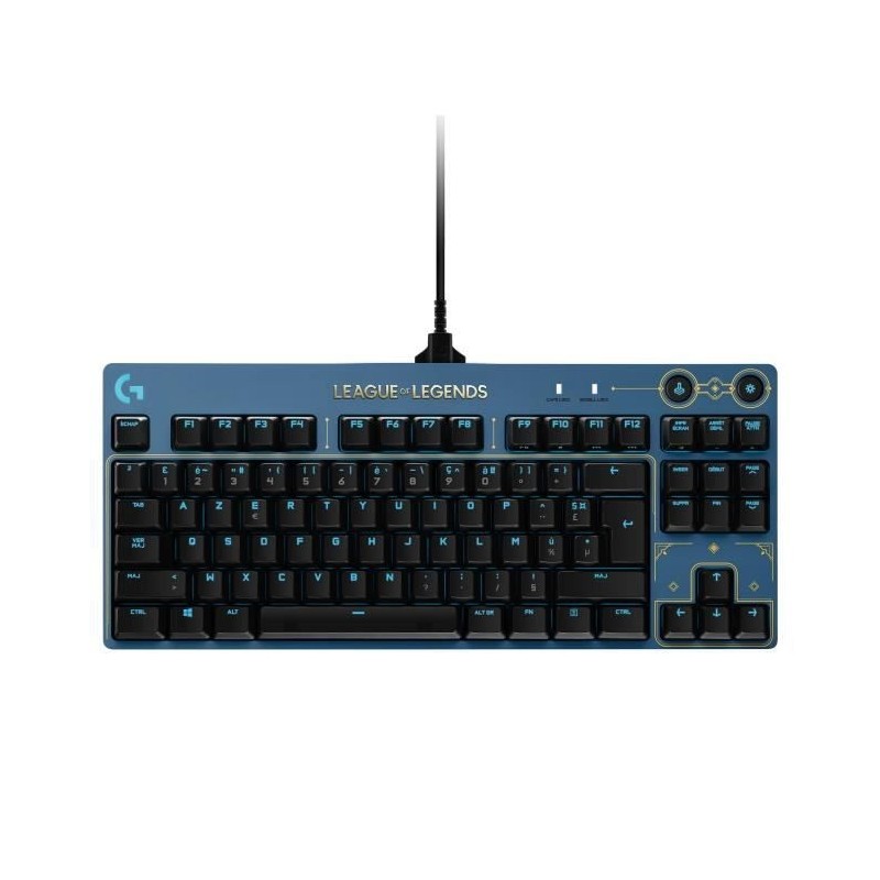 Clavier Gaming Mécanique Logitech - G Pro LIGHTSYNC - Edition Officielle League of Legends RVB USB