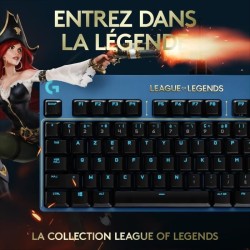 Clavier Gaming Mécanique Logitech - G Pro LIGHTSYNC - Edition Officielle League of Legends RVB USB