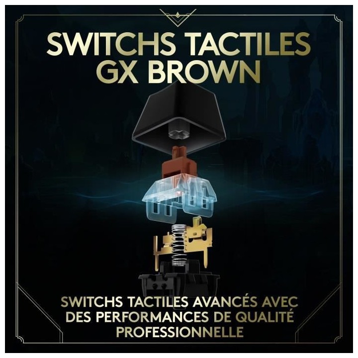 Clavier Gaming Mécanique Logitech - G Pro LIGHTSYNC - Edition Officie