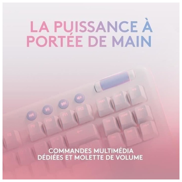 Logitech G - Clavier Gaming - G715 Mécanique Sans Fil Linéaire (GX R