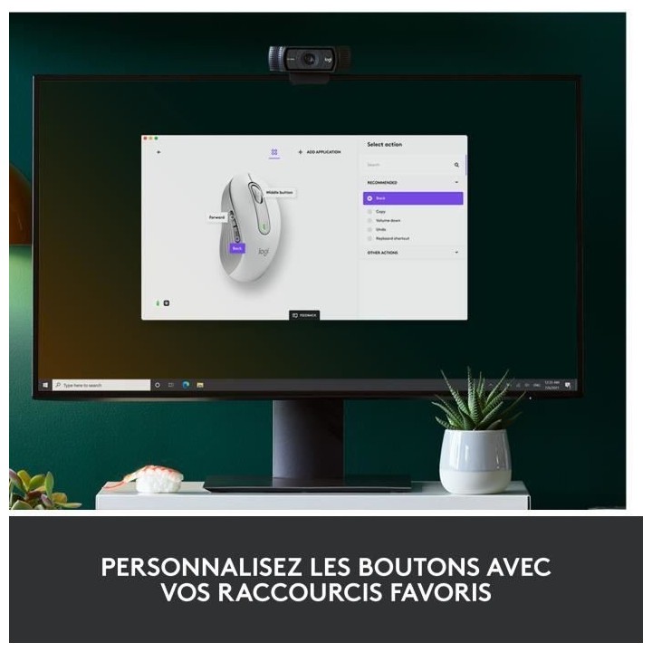 Souris Sans Fil Logitech Signature M650 - Silencieuse, Bluetooth, Bout