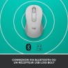 Souris Sans Fil Logitech Signature M650 - Silencieuse, Bluetooth, Boutons Programmables - Blanche