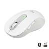 Souris Sans Fil Logitech Signature M650 L - Grande Taille Silencieuse, Bluetooth, Boutons Programmables - Blanche