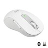 Souris Sans Fil Logitech Signature M650 L - Gauche - Pour Mains Larges, Silencieuse, Bluetooth, Boutons Programmables - Blanche