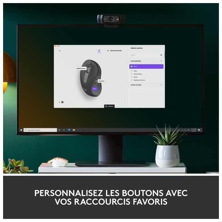 Souris Sans Fil Logitech Signature M650 L - Gauche - Pour Mains Larges