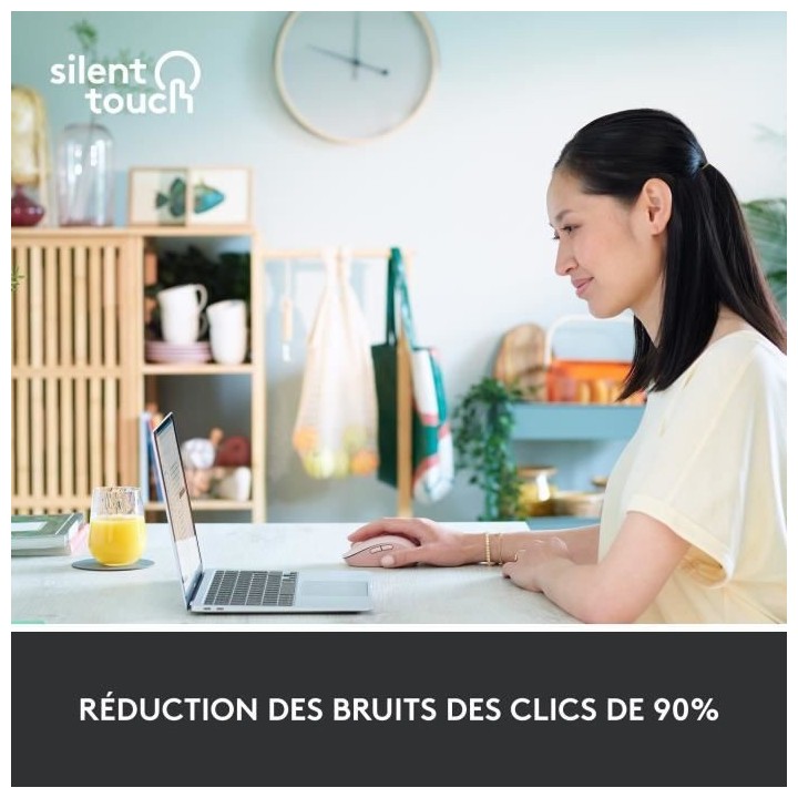 Souris Sans Fil Logitech Signature M650 L - Grande Taille Silencieuse,