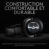 LOGITECH G - Casque Gaming filaire PRO Headset - Noir