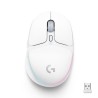 Logitech G - Souris Gaming - sans fil - G705 Éclairage RVB LIGHTSYNC, Bluetooth, Légere - White Mist