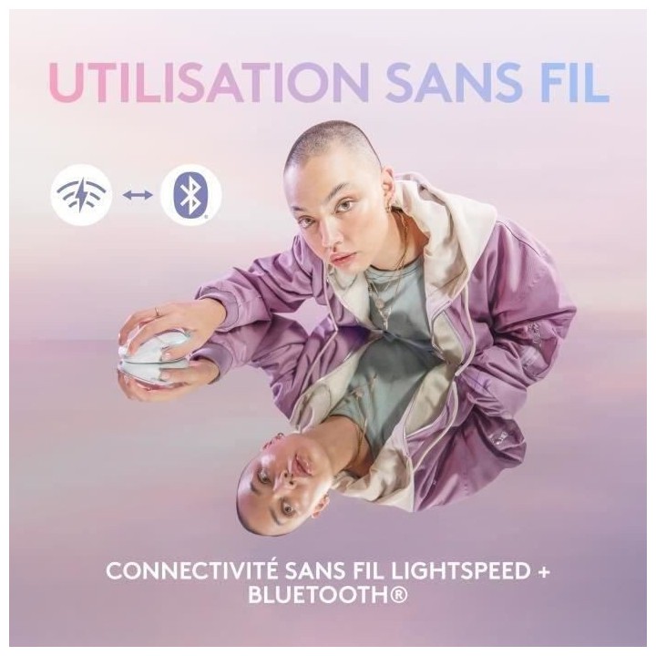 Logitech G - Souris Gaming - sans fil - G705 Éclairage RVB LIGHTSYNC,