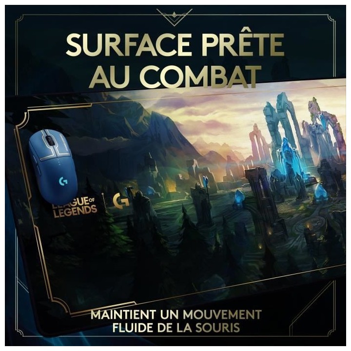 Tapis de Souris Gaming Logitech - G840 XL - Edition Officielle League