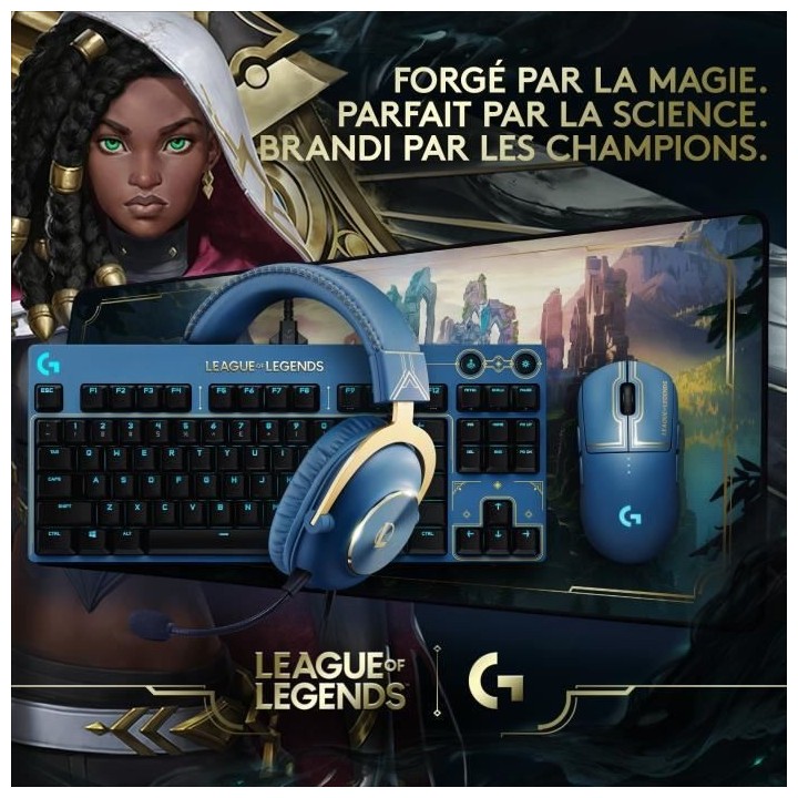 Tapis de Souris Gaming Logitech - G840 XL - Edition Officielle League