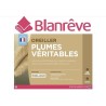 BLANREVE Lot de 2 oreillers Plumes - 60x60 cm