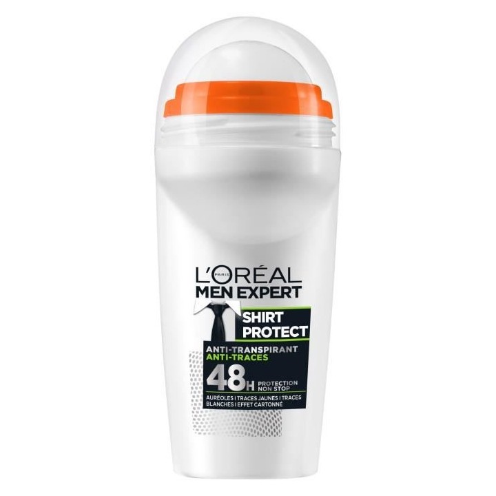 [Lot de 6] Déodorant Bille L'OREAL MEN EXPERT Shirt Protect 50 ml