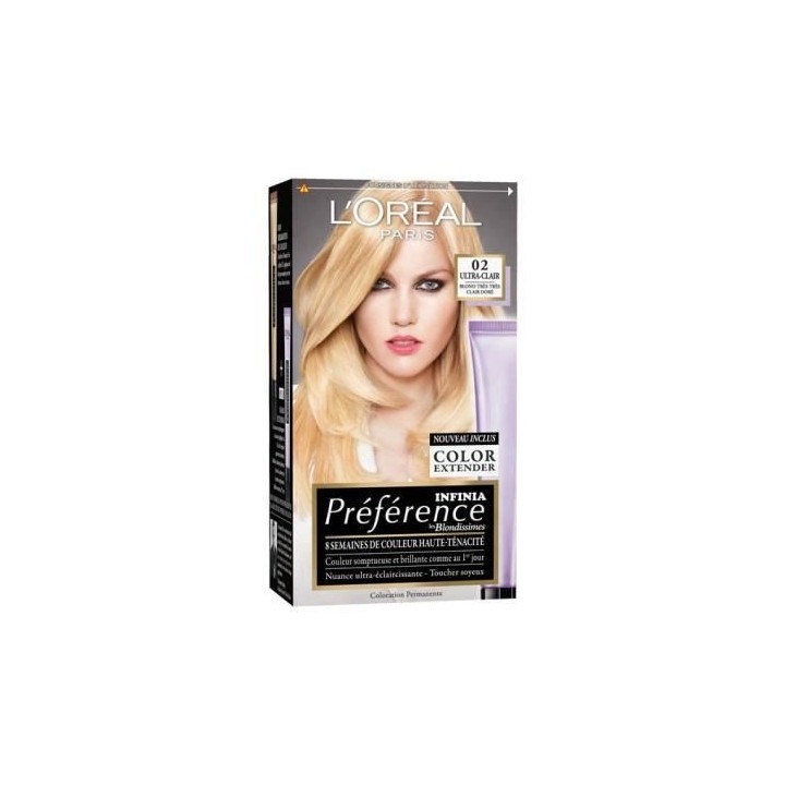 Coloration parmanente Préférence 02 L'OREAL PARIS - Valence Blond tr