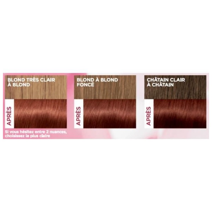 Coloration permanente 6.54 Excellence creme L'OREAL PARIS - Blond fonc