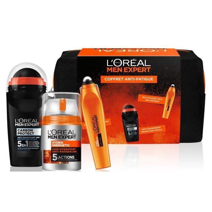 Trousse Routine Anti-Fatigue L'OREAL PARIS MEN EXPERT Hydra Energetic
