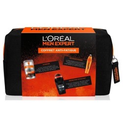 Trousse Routine Anti-Fatigue L'OREAL PARIS MEN EXPERT Hydra Energetic - Soin visage + bille glacée yeux + anti-trapirant