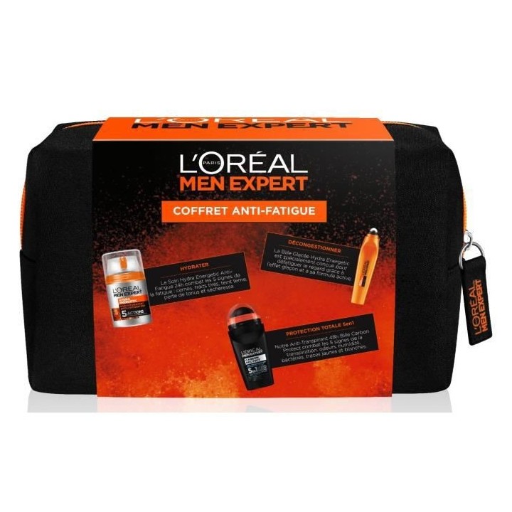 Trousse Routine Anti-Fatigue L'OREAL PARIS MEN EXPERT Hydra Energetic