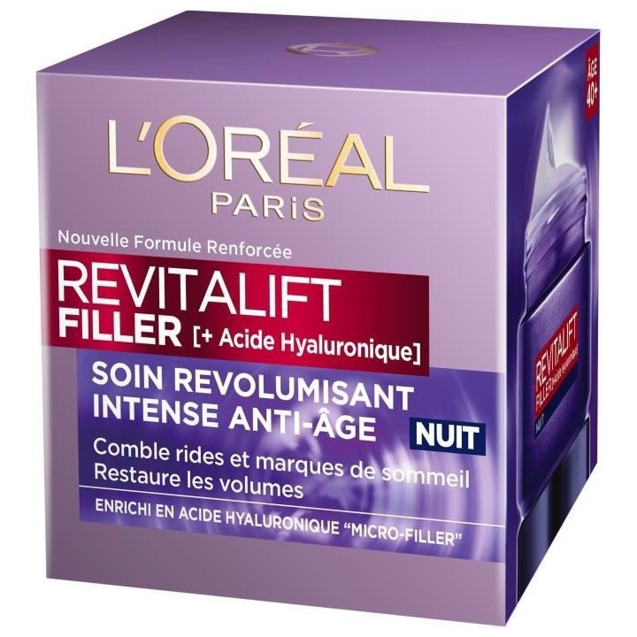 Soin revolumisant nuit Dermo Expertise Revitalift Filler+ L'OREAL - Ac