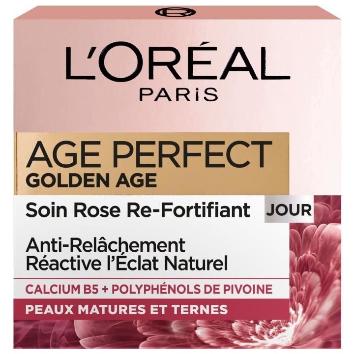 Anti-relâchement Age perfect Golden Age L'OREAL PARIS - Soin rose re-