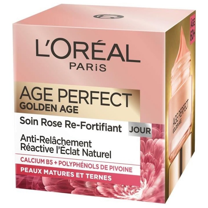 Anti-relâchement Age perfect Golden Age L'OREAL PARIS - Soin rose re-
