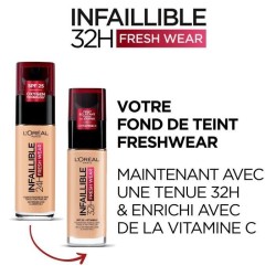 Fond de teint L'OREAL PARIS INFAILLIBLE - Longue tenue 32h - Doré foncé