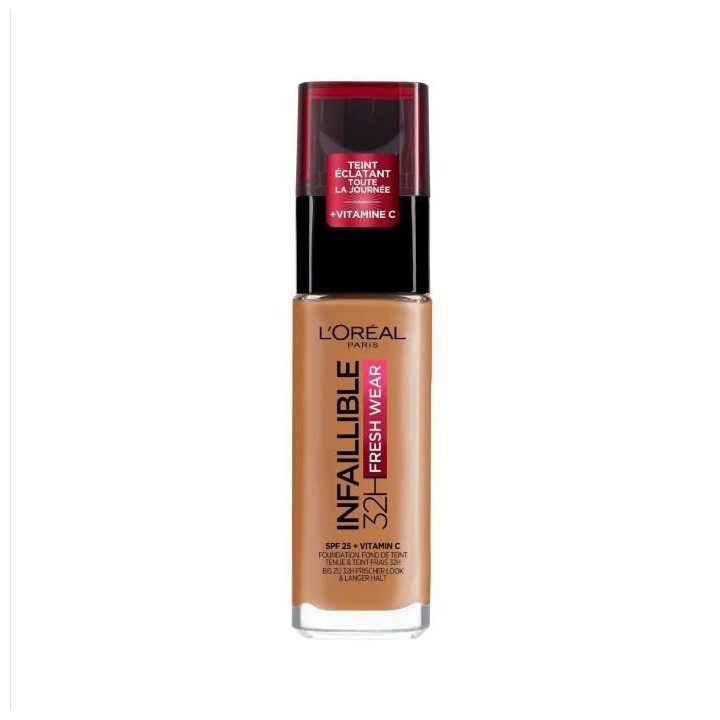 Fond de teint L'OREAL PARIS INFAILLIBLE - Longue tenue 32h - Noisette