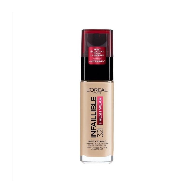 Fond de teint Infaillible L'OREAL PARIS - Longue tenue 32H - Beige peau