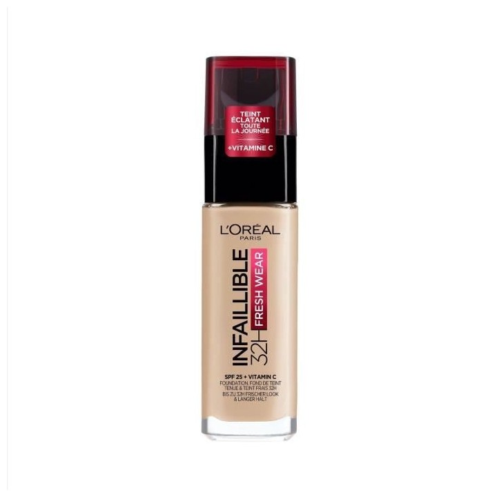 Fond de teint Infaillible L'OREAL PARIS - Longue tenue 32H - Beige pea