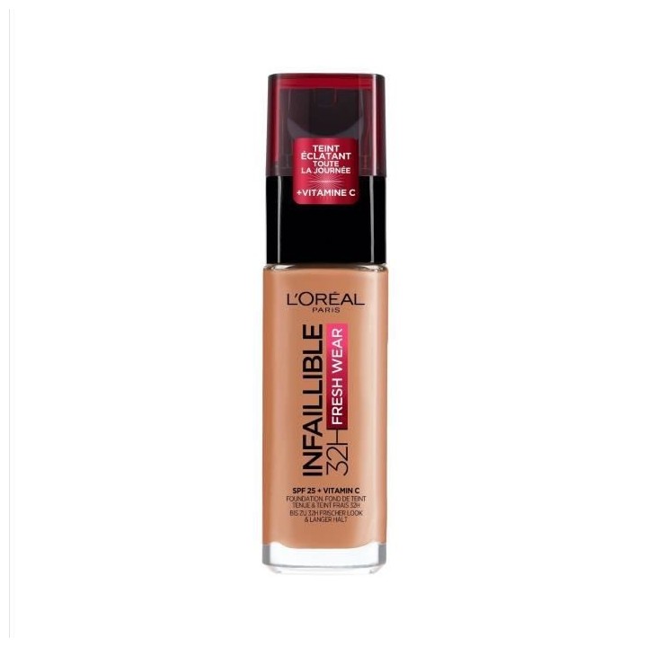 Fond de teint L'OREAL PARIS INFAILLIBLE - Longue tenue 32h - Caramel