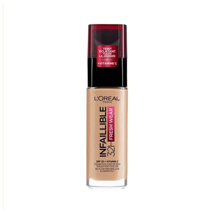 Fond de teint Infaillible L'OREAL PARIS - Longue tenue 32H - 140 Beige