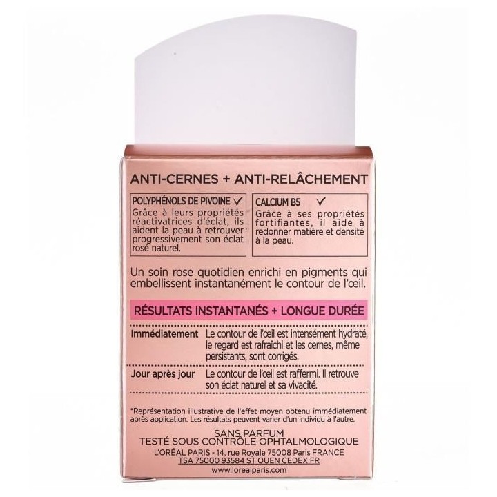 Creme soin yeux Age Perfect Golden Age L'OREAL PARIS - Anti-relâcheme