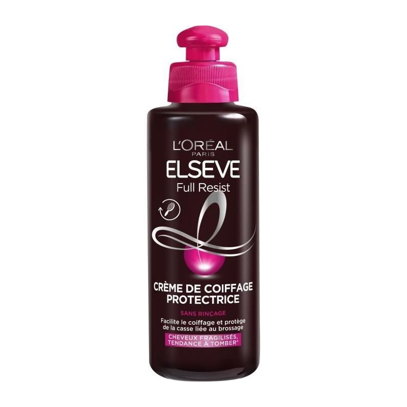 Creme de Coiffage Elseve Full Resist L'OREAL PARIS - Protectrice enrichie en Compléments Capillaires - 200 ml