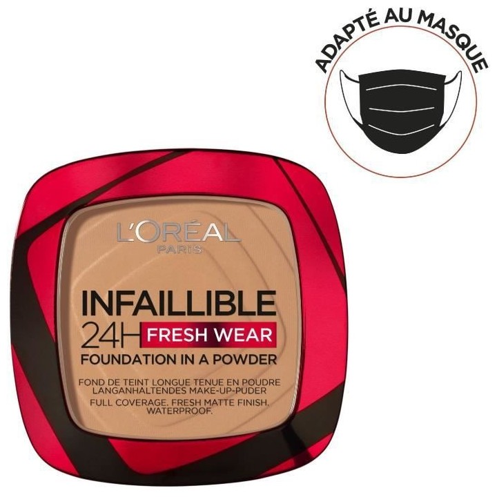 L'OREAL PARIS Infaillible Fond de teint longue tenue en poudre Beige D