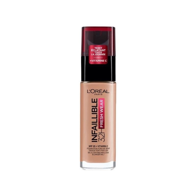 Fond de teint L'OREAL PARIS INFAILLIBLE - Longue tenue 32h - 160 Lin Rosé