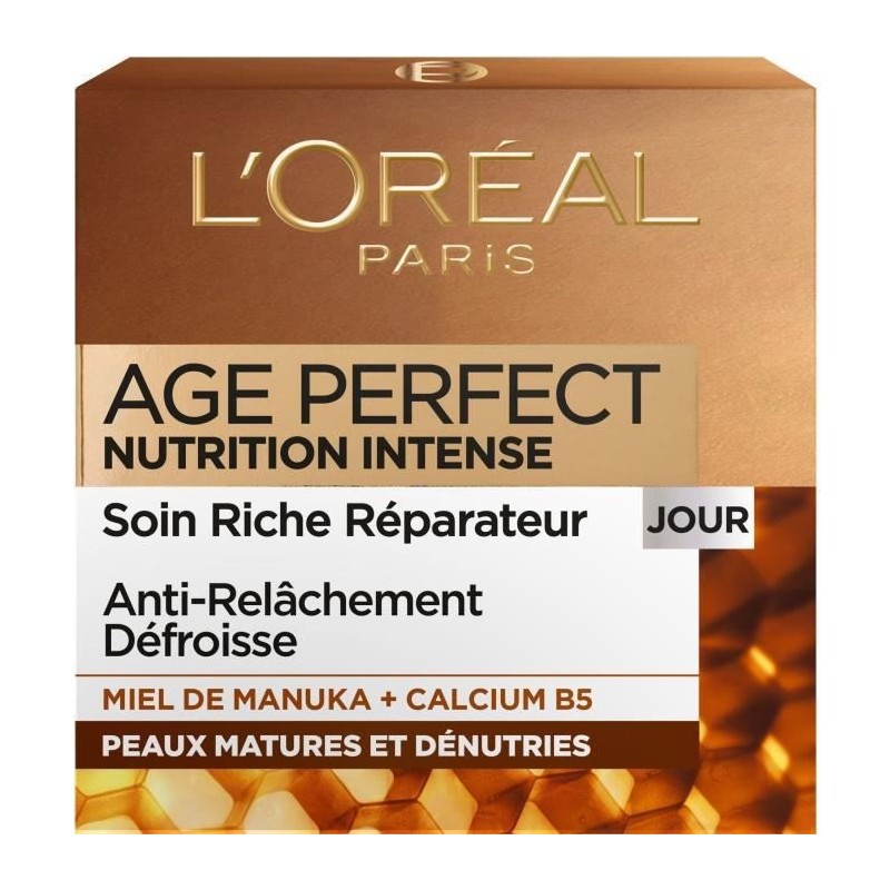 Anti-relâchement Défroise Age Perfect Nutrition Intense Jour L'OREAL PARIS - 50 ml