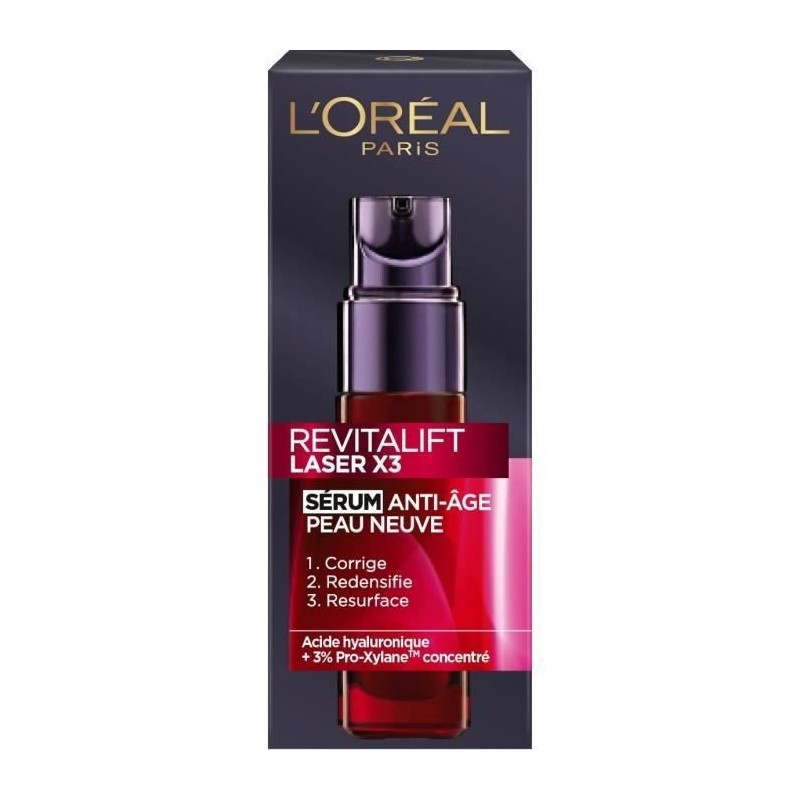 Sérum anti-âge Peau Neuve Revitalift LaserX3 L'OREAL PARIS - 30 ml