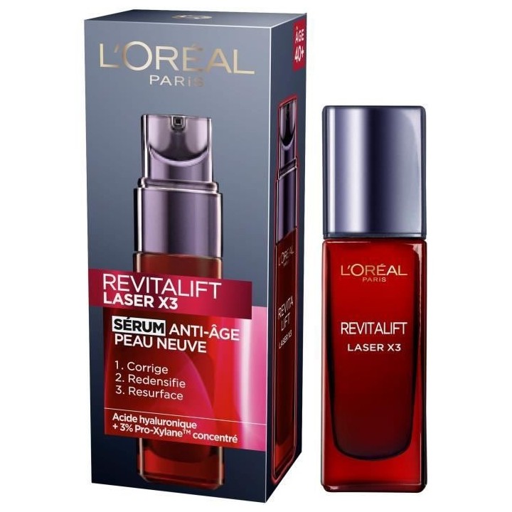 Sérum anti-âge Peau Neuve Revitalift LaserX3 L'OREAL PARIS - 30 ml