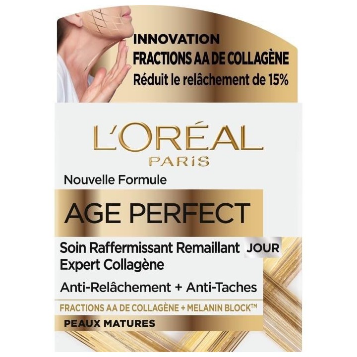 Creme de Jour Age Perfect Nouvelle Formule L'OREAL PARIS - Peaux matur
