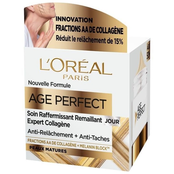 Creme de Jour Age Perfect Nouvelle Formule L'OREAL PARIS - Peaux matur