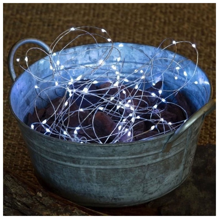 Guirlande M-IR 100 MicroLED BLANC Ø1,5mm