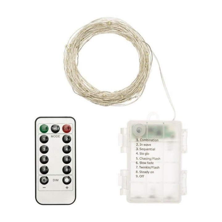 Guirlande M-IR 100 MicroLED BLANC Ø1,5mm