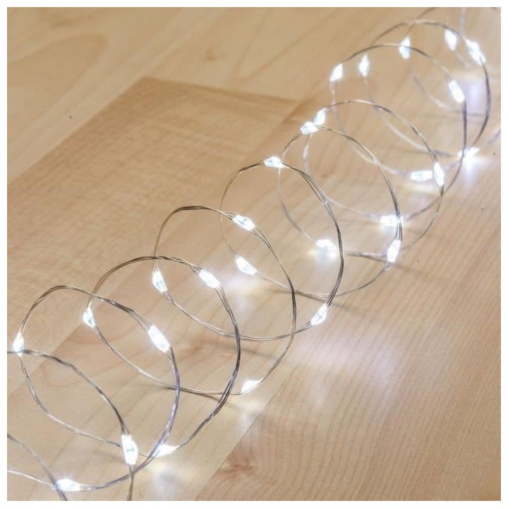 Guirlande lumineuse M-C 100 MicroLED BLANC Ø1,5mm