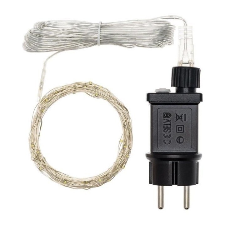Guirlande lumineuse M-C 100 MicroLED BLANC Ø1,5mm