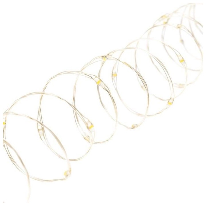 Guirlande lumineuse M-C 300 MicroLED BLANC CHAUD Ø1,5mm