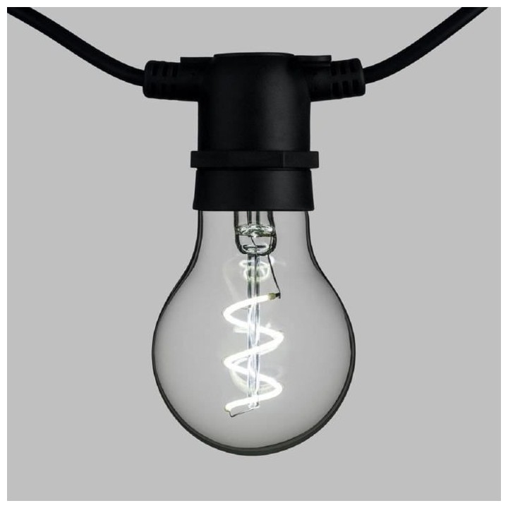 LOTTI Guirlande lumineuse guinguette d'extérieure - 10 ampoules E27 g