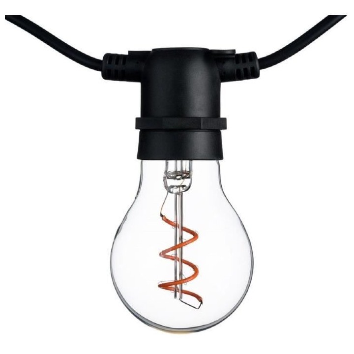 LOTTI Guirlande lumineuse guinguette d'extérieure - 10 ampoules E27 g