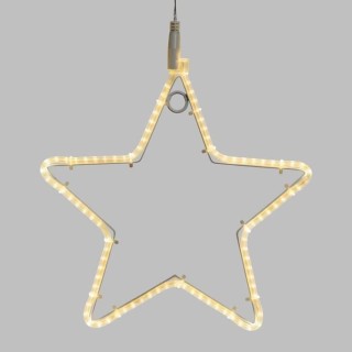 Étoile LED LOTTI Ø30cm - Strip 96 - 1 m - Blanc chaud