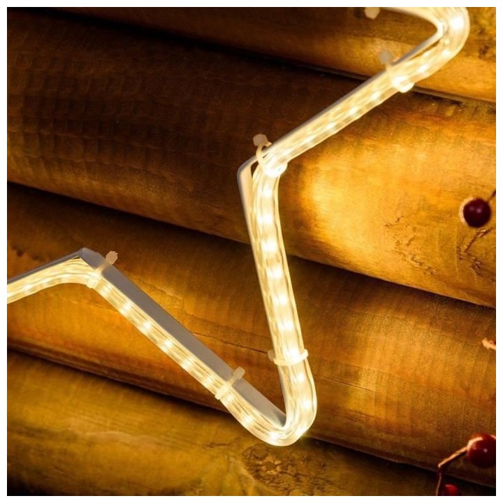 Étoile LED LOTTI Ø30cm - Strip 96 - 1 m - Blanc chaud