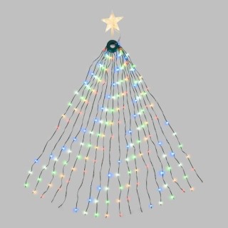 Rideau manteau LOTTI 155 cm de hauteur - Vert + Cimier Étoile pour Sa